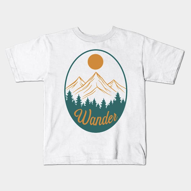 Wander Kids T-Shirt by SommersethArt